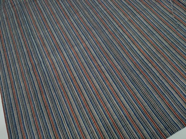 平和屋着物∴夏物 阿波しじら織 浴衣 縞 逸品 CAAY4646ng