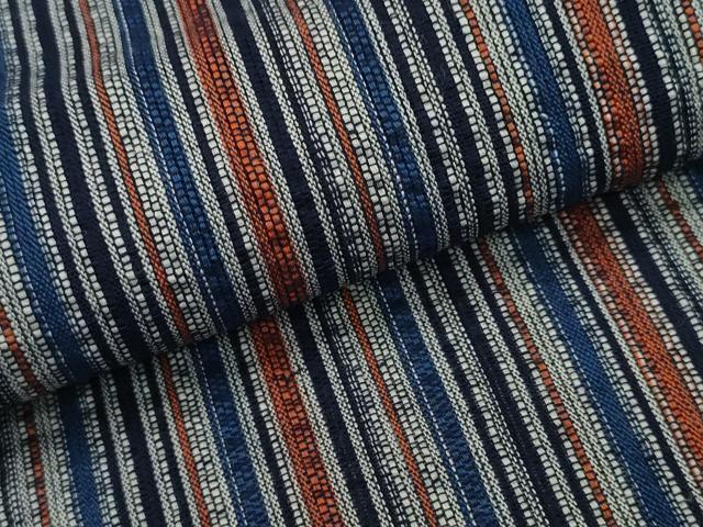 平和屋着物∴夏物 阿波しじら織 浴衣 縞 逸品 CAAY4646ng