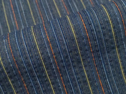 平和屋着物∴夏物 阿波しじら織 浴衣 縞 綿 逸品 CAAY4648ng