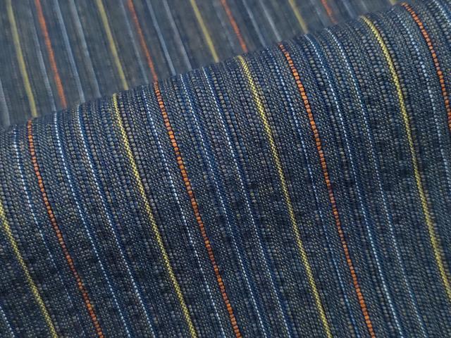 平和屋着物∴夏物 阿波しじら織 浴衣 縞 綿 逸品 CAAY4648ng