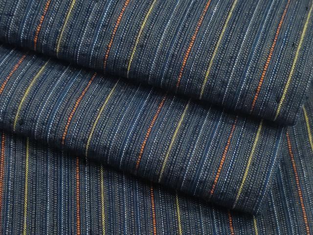 平和屋着物∴夏物 阿波しじら織 浴衣 縞 綿 逸品 CAAY4648ng