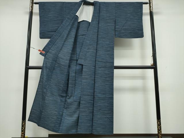 平和屋着物∴夏物 浴衣 横段文 綿麻 逸品 CAAY4649ng