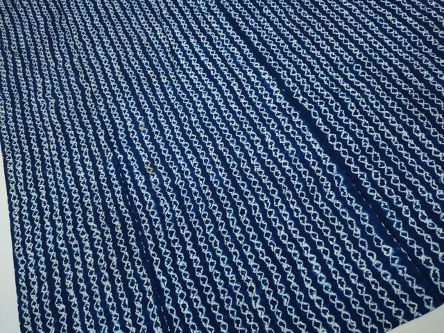 平和屋着物∴夏物 浴衣 有松鳴海絞り よろけ縞 綿 逸品 CAAY4650ng