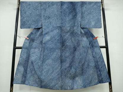 平和屋着物∴夏物 男性 浴衣 有松鳴海絞り 三浦絞り 綿 逸品 CAAY4662ng
