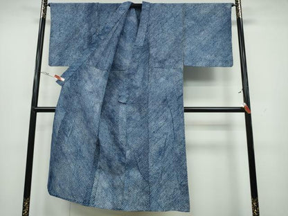 平和屋着物∴夏物 男性 浴衣 有松鳴海絞り 三浦絞り 綿 逸品 CAAY4662ng