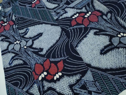 平和屋着物∴夏物 浴衣 有松鳴海絞り 流水屏風杜若 綿 逸品 CAAY4682ng