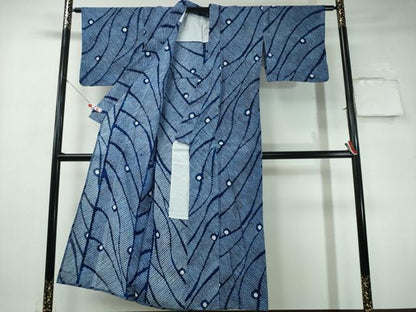 平和屋着物∴夏物 浴衣 有松鳴海絞り 露芝文 綿 逸品 CAAY4683ng