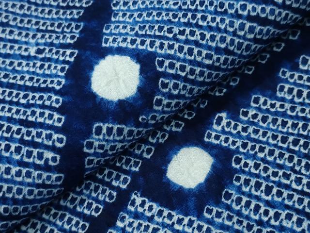 平和屋着物∴夏物 浴衣 有松鳴海絞り 露芝文 綿 逸品 CAAY4683ng