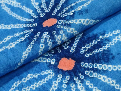 平和屋着物∴夏物 浴衣 有松鳴海絞り 麻の葉文様 綿 逸品 CAAY4685ng