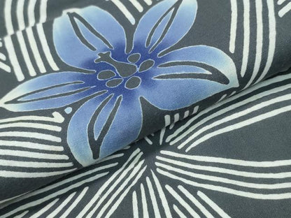 平和屋着物∴夏物 浴衣 結び紐舞花文 綿 逸品 未使用 CAAY4687ng