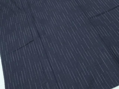 平和屋着物∴夏物　男性　阿波しじら織　浴衣　間道　綿　逸品　CAAY4693ng