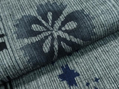 平和屋着物∴夏物　浴衣　舞花吉祥間道　綿麻　逸品　CAAY4694ng