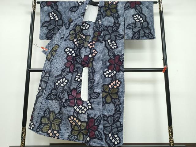 平和屋着物∴夏物 浴衣 有松鳴海絞り 舞花文 綿 逸品 CAAY4711ng