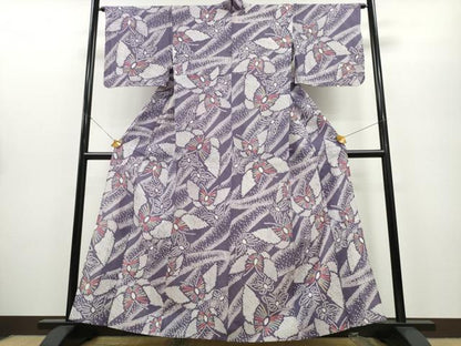 平和屋着物∴夏物　浴衣　有松鳴海絞り　舞蝶文　綿　逸品　未使用　CAAY4758ng