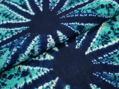 平和屋着物∴夏物　浴衣　有松鳴海絞り　麻の葉文様　綿　逸品　CAAY4759ng