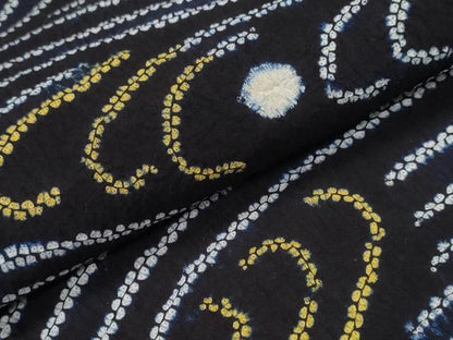 平和屋着物∴夏物 浴衣 有松鳴海絞り 立波文 綿 逸品 CAAY4764ng