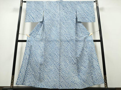 平和屋着物∴夏物 浴衣 有松鳴海絞り 蜘蛛絞り 綿 逸品 CAAY4781ng