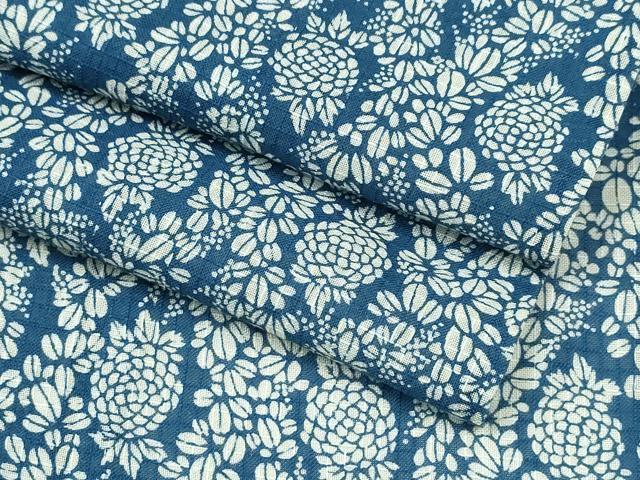 平和屋着物∴夏物 浴衣 綿紅梅 菊尽くし 綿 逸品 CAAY4799ng