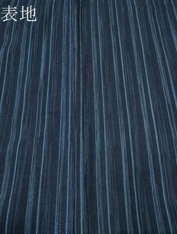 平和屋着物∴夏物　浴衣　阿波しじら織　間道　綿　逸品　CAAY4800ng