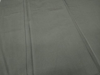 平和屋着物●男性 色無地 縞地紋 霞色 正絹 逸品 CAAY4808ut