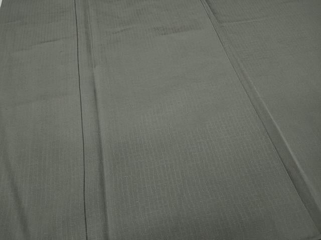 平和屋着物●男性 色無地 縞地紋 霞色 正絹 逸品 CAAY4808ut