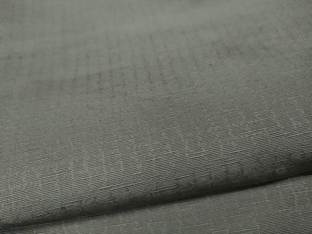 平和屋着物●男性 色無地 縞地紋 霞色 正絹 逸品 CAAY4808ut