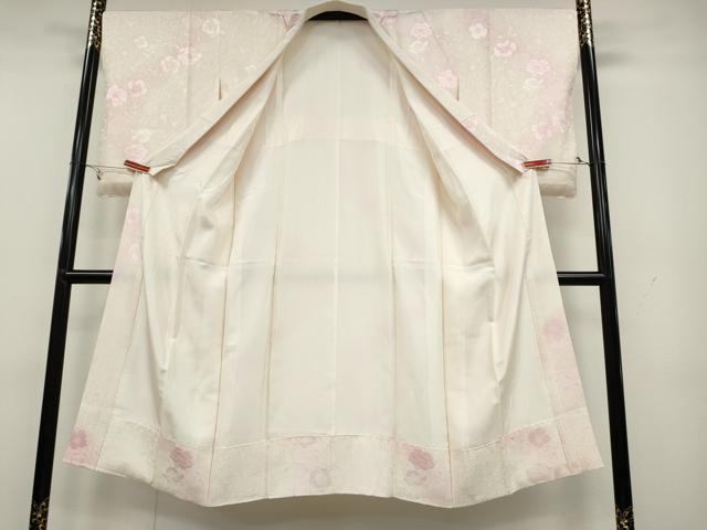 平和屋着物●長襦袢　袷　舞花地紋　暈し染め　やまと誂製　正絹　逸品　CAAY4832ut
