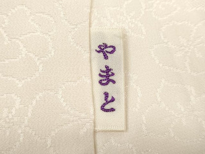 平和屋着物●長襦袢　袷　舞花地紋　暈し染め　やまと誂製　正絹　逸品　CAAY4832ut