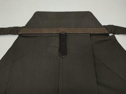 平和屋着物●男性 馬乗り袴 縞 正絹 逸品 CAAY4841ut