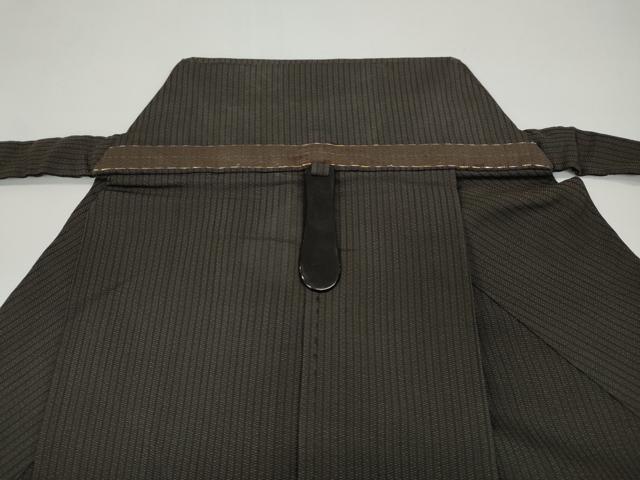 平和屋着物●男性 馬乗り袴 縞 正絹 逸品 CAAY4841ut