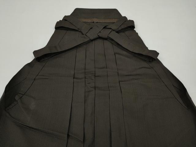 平和屋着物●男性 馬乗り袴 縞 正絹 逸品 CAAY4841ut