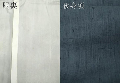 平和屋着物●上質な紬　舞葉文　正絹　逸品　CAAY4857ut