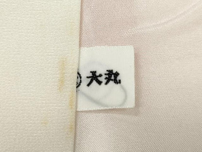 平和屋着物●訪問着　飛鶴短冊草花文　暈し染め　金彩　大丸扱い　正絹　逸品　CAAY4860ut