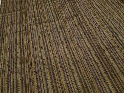 平和屋着物●上質な紬 縞 正絹 逸品 CAAY4861ut