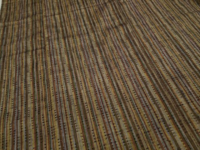 平和屋着物●上質な紬 縞 正絹 逸品 CAAY4861ut