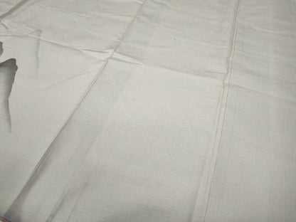 平和屋着物●訪問着　紬地　手描き　遠山風景文　正絹　逸品　CAAY4873ut