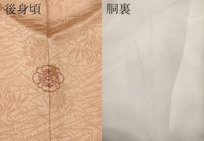 平和屋着物●訪問着　絞り　刺繍　雲取り地紙花文　金彩　正絹　逸品　CAAY4885ut