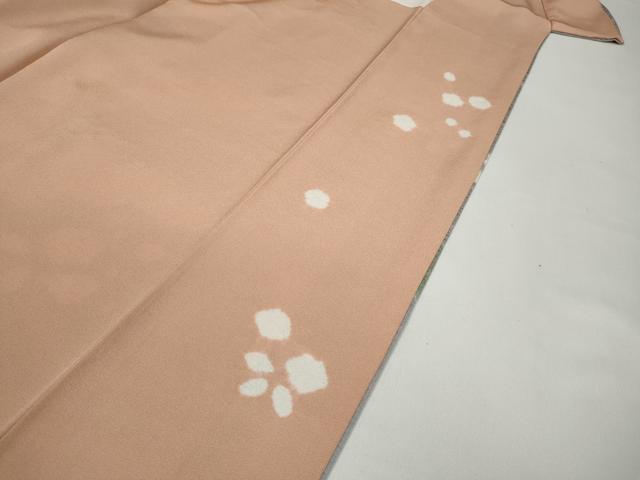 平和屋着物●訪問着　絞り　刺繍　雲取り地紙花文　金彩　正絹　逸品　CAAY4885ut