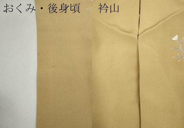 平和屋着物●訪問着　友禅　作家物　飛鳥草花文　蛍暈し　正絹　逸品　CAAY4893ut