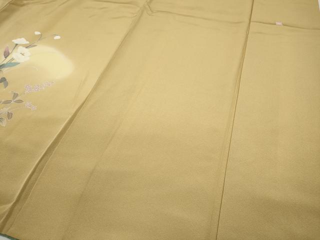 平和屋着物●訪問着　友禅　作家物　飛鳥草花文　蛍暈し　正絹　逸品　CAAY4893ut