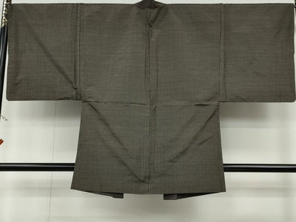 平和屋着物●男性　本場大島紬　アンサンブル　80亀甲　総詰め　正絹　逸品　CAAY4925ut