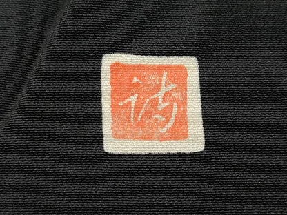 平和屋着物●豪華黒留袖 友禅 作家物 立波陶器花文 暈し染め 正絹 逸品 未使用 CAAY4927ut