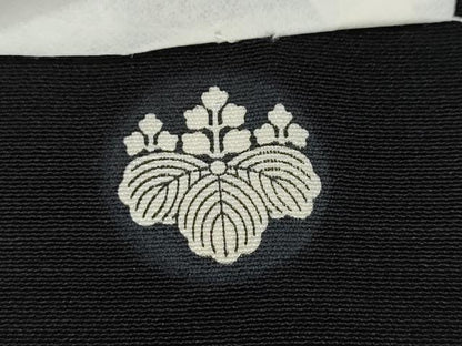 平和屋着物●豪華黒留袖 友禅 作家物 立波陶器花文 暈し染め 正絹 逸品 未使用 CAAY4927ut