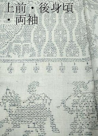平和屋着物●本場結城紬　重要無形文化財　100亀甲　横段人物動物花文　壁画文様　正絹　逸品　未使用　CAAY4944ut
