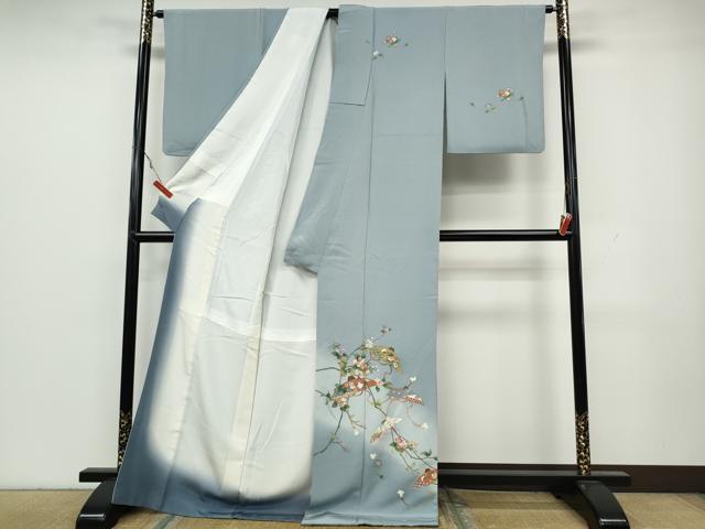 平和屋着物●訪問着　花笠　暈し染め　金彩　正絹　逸品　CAAY4950ut