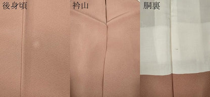 平和屋着物●上質な色無地 虹色 正絹 逸品 CAAY4953ut