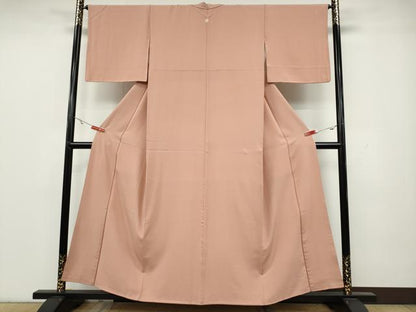 平和屋着物●上質な色無地 虹色 正絹 逸品 CAAY4953ut
