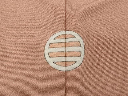 平和屋着物●上質な色無地 虹色 正絹 逸品 CAAY4953ut