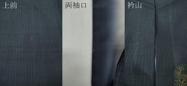 平和屋着物●上質な紬 草花丸文 金彩 正絹 逸品 CAAY4963ut