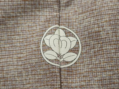 平和屋着物●本場染大島紬　霞文　正絹　逸品　CAAY4986ut